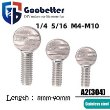 M4-M10  1/4" 5/16" Spade-head Thumb Screws Thumb Screw - A2 304 Stainless Steel