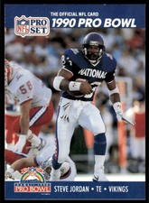 1990 Pro Set Steve Jordan Minnesota Vikings #398