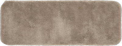 Finest Luxury Brown Taupe 22 In. X 60 In. Ultra Plush Washable Bath Rug -Soft, F