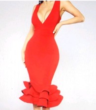 Women's Red Cocktail Dress