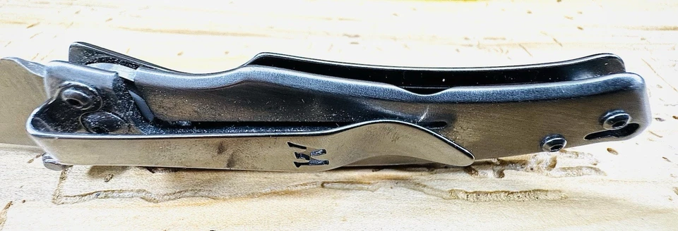 Used, WINCHESTER FOLDING KNIFE ~ LOCKING DROP POINT BLADE W/SERRATIONS (3") 7", - Image 4 of 4