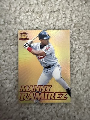 1995 Pacific Crown Collection - Gold Prisms Manny Ramirez #32