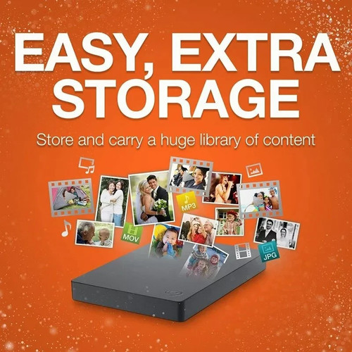 Disque dur externe portable Seagate Basics 4 To USB 3.0 - Photo 3/5