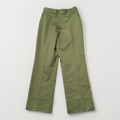Vintage Boy Scouts Mens Cargo Pants 27x27 Camping Hiking Uniform Olive Green USA