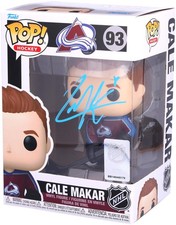 Cale Makar Colorado Avalanche Signed Burgundy Jersey Funko Pop! Vinyl Figure