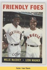 1964 Topps Friendly Foes ( ) Willie McCovey Leon Wagner #41 HOF READ 0q3