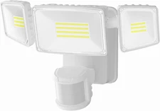 Battery Powered LED Flood Light Outdoor, 2000LM Motion Sensor Security Lights, I