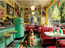 500 Pieces Puzzle for Adults, Puzzles for Adults 500 Pieces, Vintage American Di