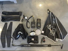 Quantum QF8C QFlash Trio Turbo3 Battery Huge Lot Accessories Tested Working