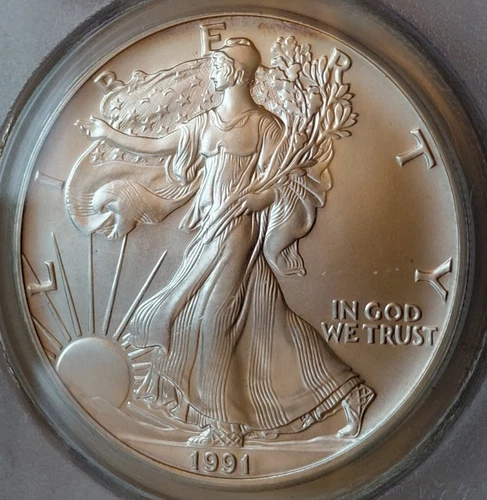 1991 PCGS MS69  WTC GROUND ZERO RECOVERY COIN  9/11/2001 25 yrs ago $1 ASE