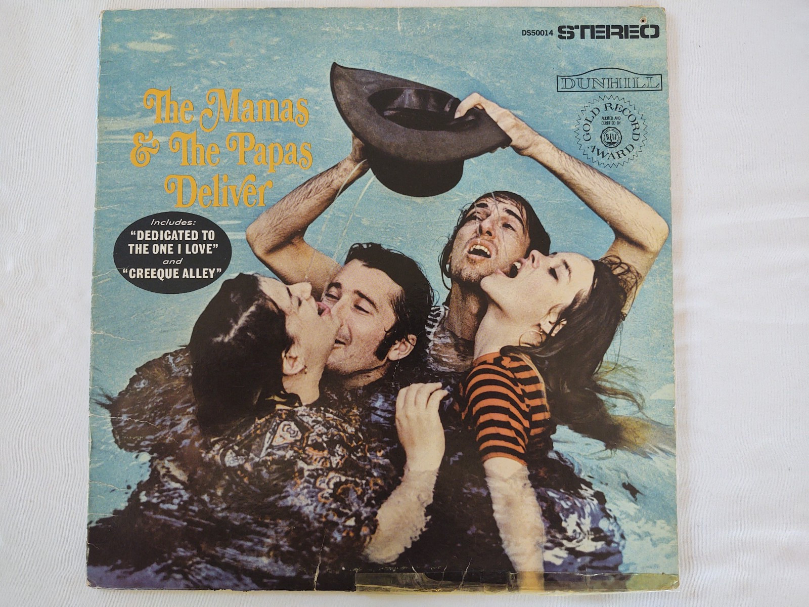 The Mamas & The Papas - Deliver LP 1967 Dunhill DS 50014 VG/G+