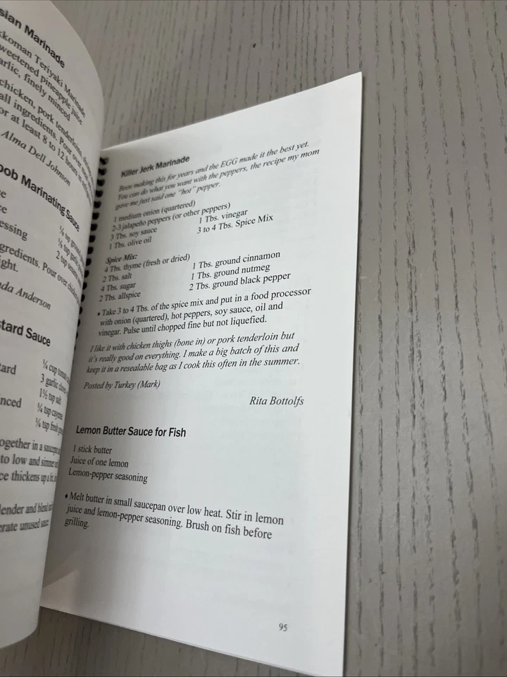 Big Green Egg EGGTOBERFEST Spiral Bound Cookbook for Eggheads GRILL SMOKER - Image 2 of 4