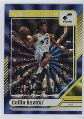 2024-25 Panini Donruss Holo Blue Laser 7/49 Collin Sexton #55 1f7d