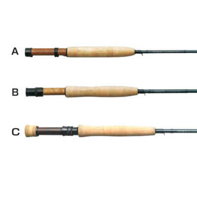 Tiemco Fly Fishing Rod EUFLEX Infante 764-4 Blue Gray Fast