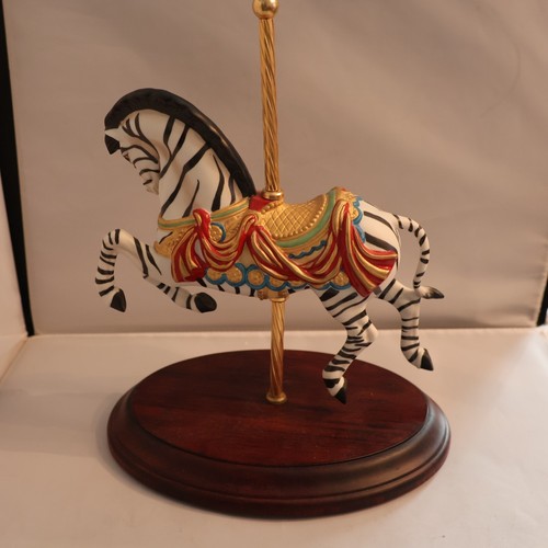Franklin Mint Large Carousel Figurine – Carousel Zebra - Picture 5 of 7