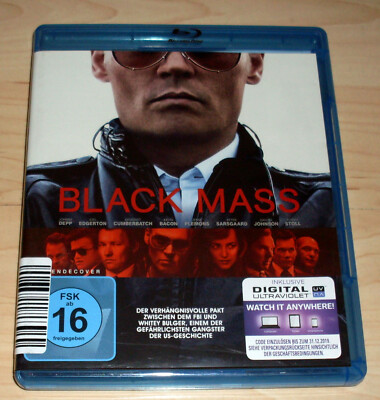Blu Ray Film - Black Mass - Johnny Depp ( Blueray Blue Bluray Gangsterfilm )