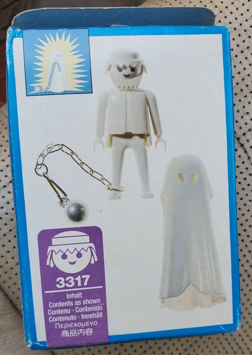 PLAYMOBIL 3317 GLOW-IN-THE-DARK GHOST NEW IN BOX VINTAGE PLAYMOBIL 3317 GLOW-IN-THE-DARK GHOST NEW IN BOX VINTAGE