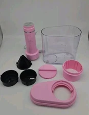 Wolfgang Puck BSPL0010 3-in-1 Rate Color Pink Electric Power Spiralizer Cooking