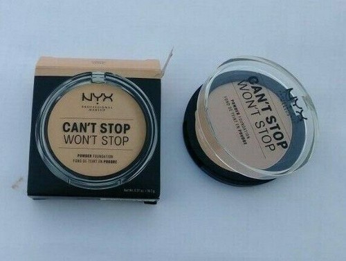 2pk NYX Can't Stop Won't Stop Powder Foundation, Natural CSWSPF07, Vegan - Picture 4 of 7