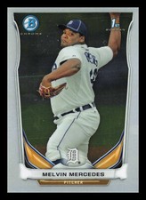 Melvin Mercedes #BCP68 2014 Bowman Detroit Tigers Baseball