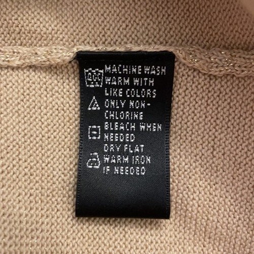 C'est City an August Seide Gold Pullover Damen Large Baumwolle Ärmellos Strick NEU - Bild 6 von 11
