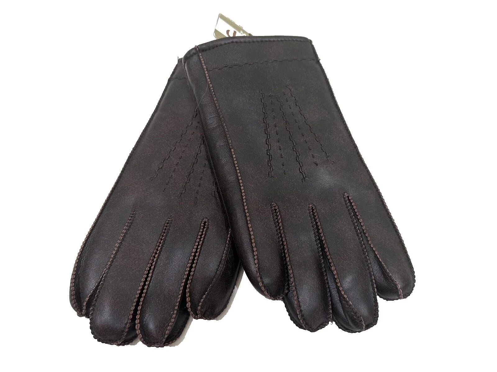 Guantes de cuero de imitación Casual Vintage