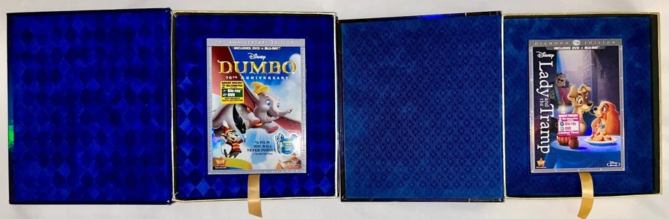 Lady and the Tramp + Dumbo 70th Anniversary DVD/Blu-ray Premium Collector's Set Foto 3 de 4