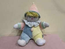 VINTAGE EDEN PLUSH WIND UP MUSICAL CLOWN YOU ARE MY SUNSHINE, 12 IN., VHTF