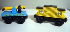 Thomas Friends Wooden Railway Train Tank Sodor Line Caboose  Handcar Railroad
