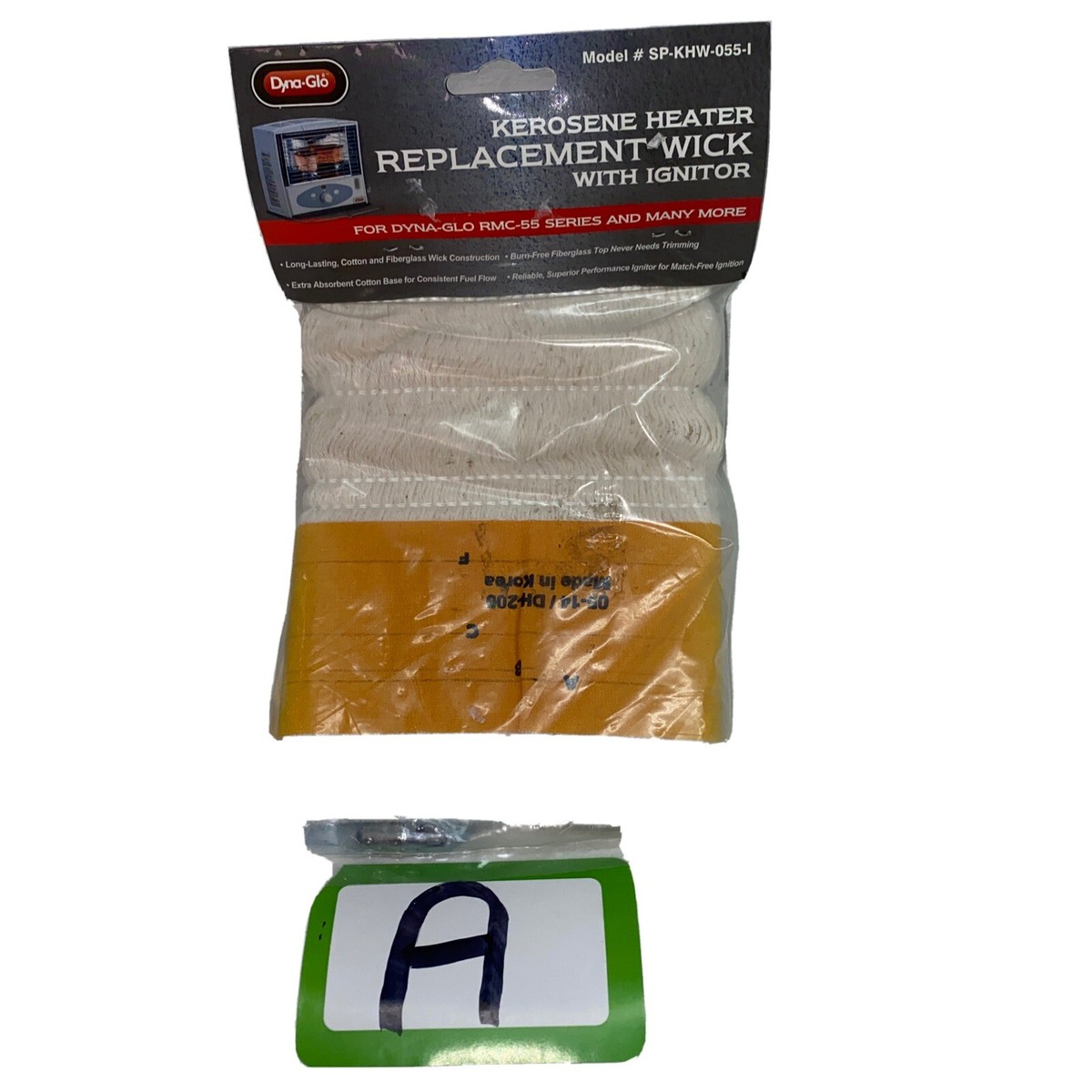 DYNA-GLO Kerosene Replacement Wick with Ignitor | SP-KHW-055-I Dura-heat |  eBay