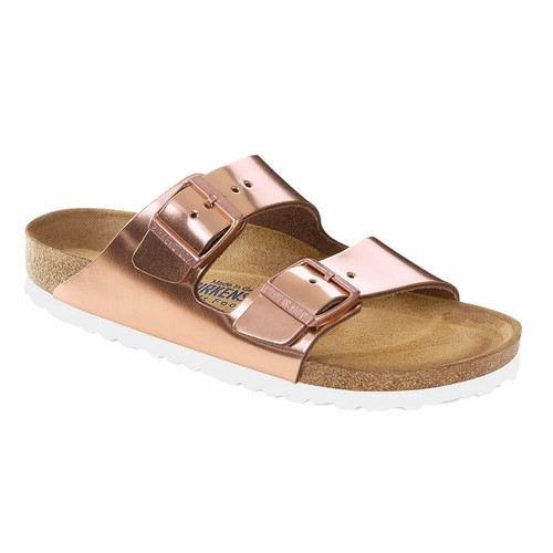 copper birkenstocks
