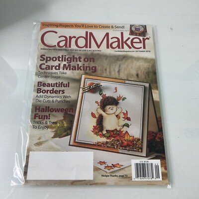 CardMaker Magazine September 2010 Fall Projects, Halloween Fun | eBay