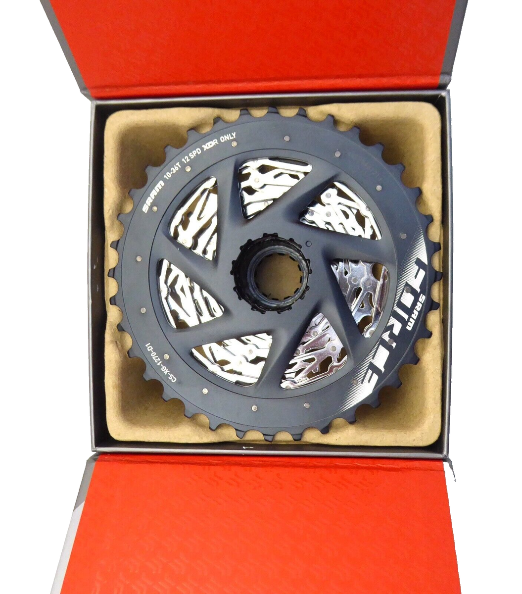 SRAM Force XG-1270 AXS XDR Bike Cassette 12 Speed 10-36T Silver