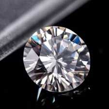 4 Ct Lab Grown Diamond CVD Round Cut Certified VVS1 Clarity Grade D Color Gems
