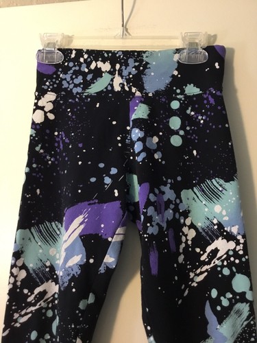 Justice Lot Of 2 Girls Leggings And Mermaid Bottoms - Picture 3 of 5