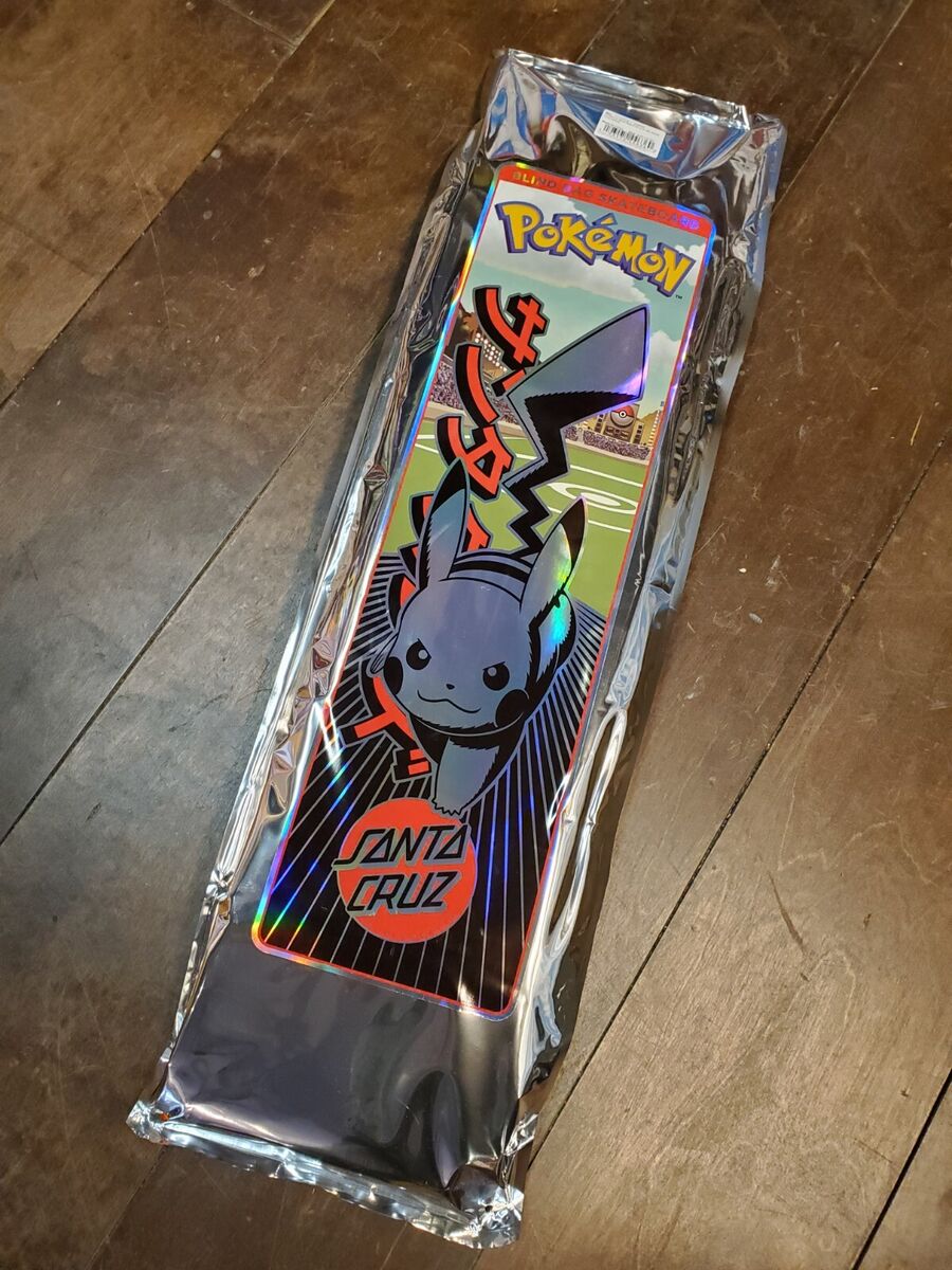 Pokémon Santa Cruz Blind Bag Skateboard Unopened - GOLD