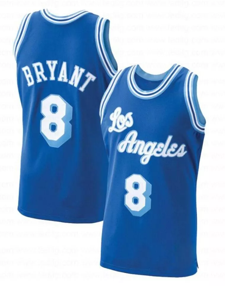 kobe jersey throw back number 8 size large new 1 month delivery from china
