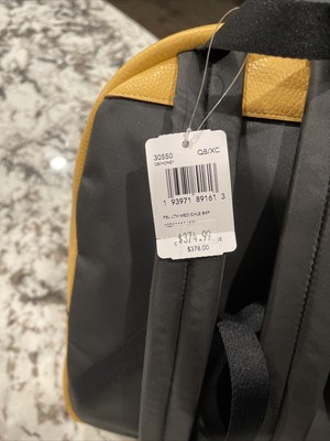 Coach Honey Yellow Backpack Medium Charlie Pebbled Leather  display picture 2