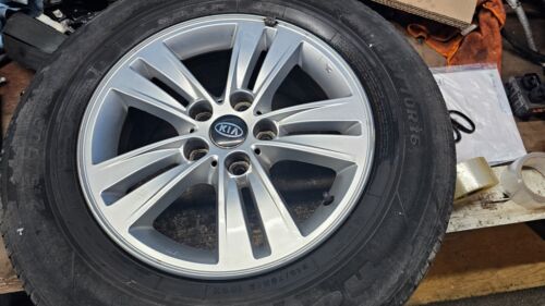 ✅ Kia Sport 2014 rueda de aleación rueda de repuesto neumático "16 529103u100 buen estado" - Imagen 1 de 6