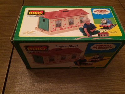 thomas wooden railway shed