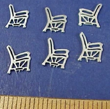 HO/HOn3 STATION BENCH STANDARDS WISEMAN MODEL SERVICES DETAIL PARTS #HO125 