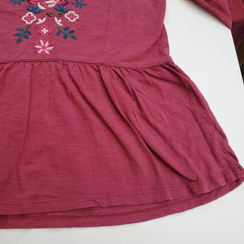 Fat Face Top Pink Embroidered Floral Girls Kids Age 12-13 Great Condition - Picture 5 of 19