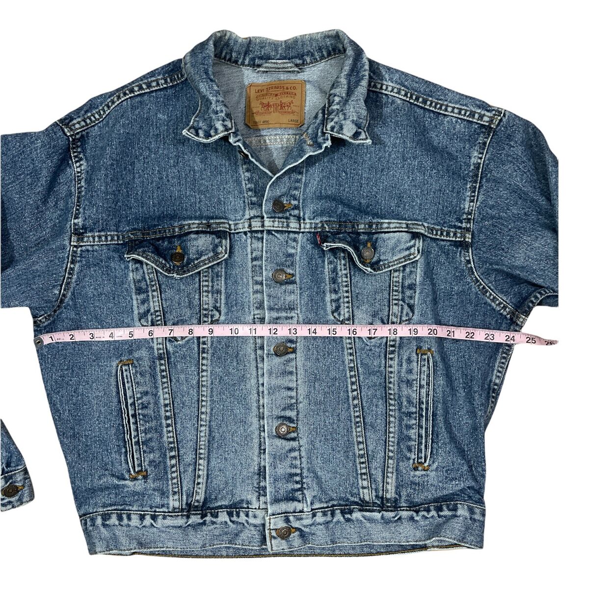 Vintage Levis Levi Strauss Blue Jean Denim Jacket 70507-4890 Vintage Levis Levi Strauss Blue Jean Denim Jacket 70507-4890