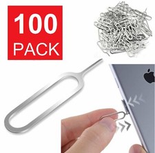 100  Sim Card Tray Ejector Eject Pin Open Key Removal Tool for iPhone Wholesale 