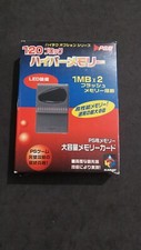 MEMORY CARD 1MB X 2 120 KARAT SONY PLAYSTATION 1 PS1 GIAPPONESE USATA