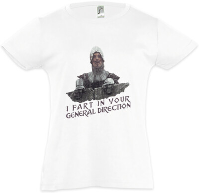 I Fart In Your General Direction Kids Girls T-Shirt Monty the holy Grail Python