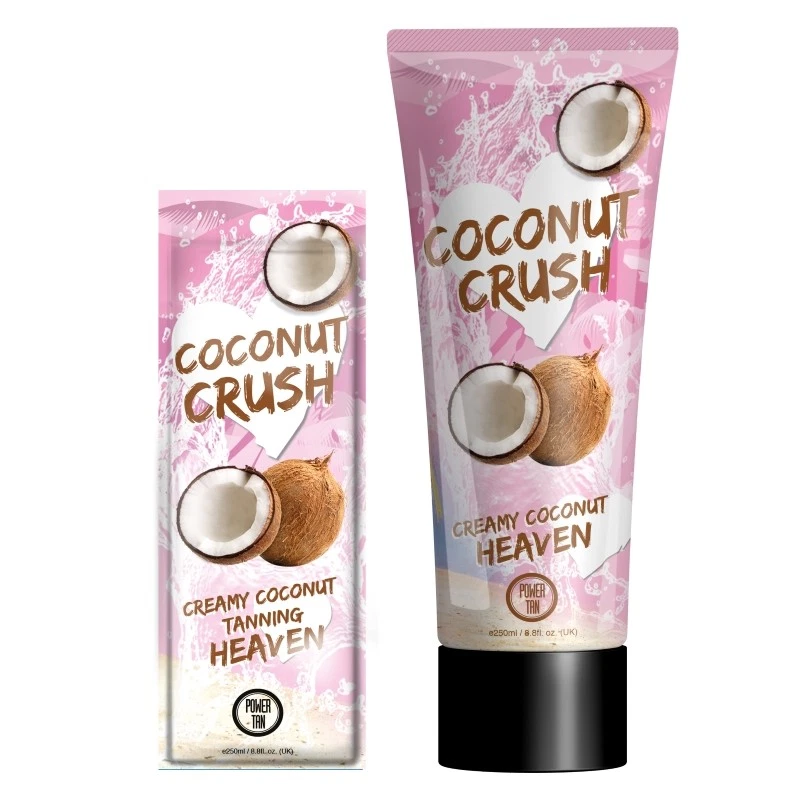 Power Tan Coconut Crush sunbed tanning lotion cream with no tingle & no bronzer
