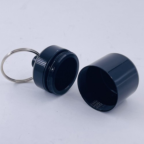 6pc/lot Waterproof Mini Portable Aluminium Pill Case Keychain Ear Plug ...