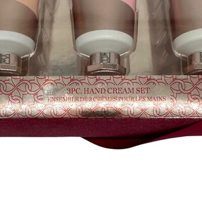 Marie Claire Paris 3 Pc Hand Cream Set Vanilla Fig Primrose Lily