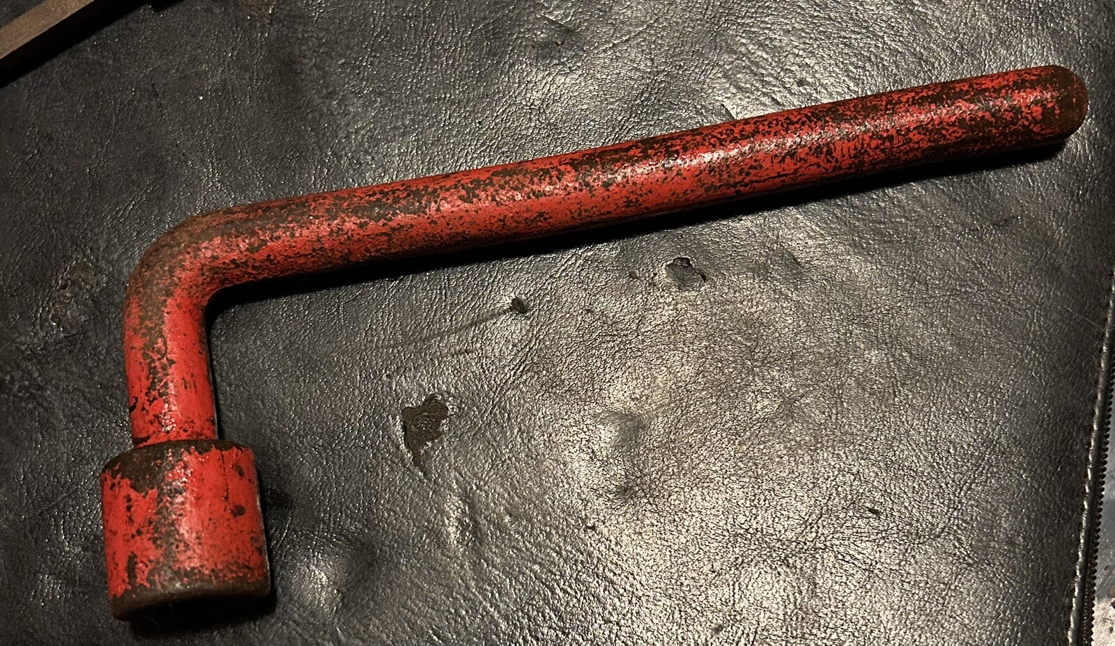 Antique lug wrench red 9” And 5/8” eBay